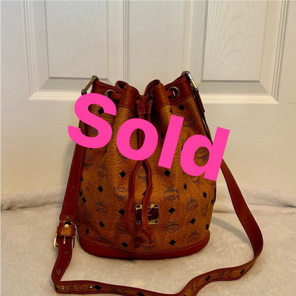 MCM bucket bag